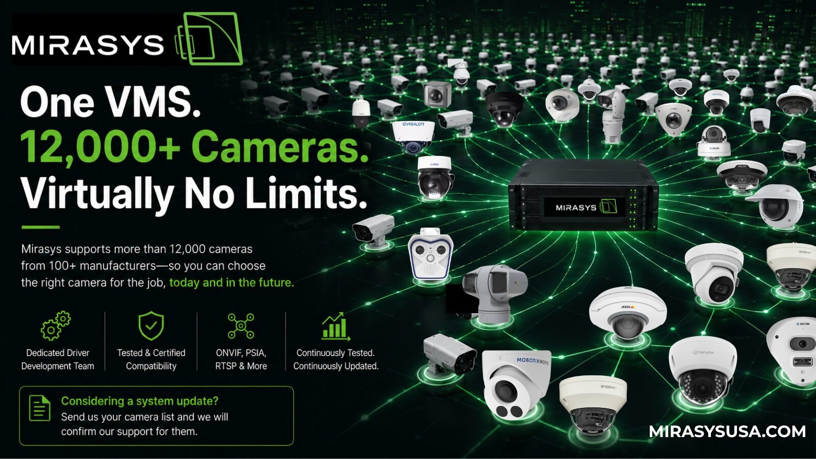 One VMS Built for Virtually Any Camera Environment